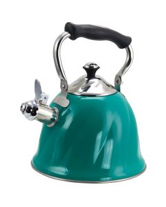 Mr Coffee Alberton Tea Kettle with Lid in Emerald Green