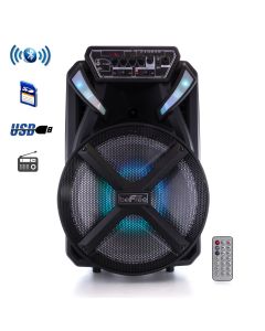 beFree Sound 12 Inch BT Portable Rechargeable Party Speaker