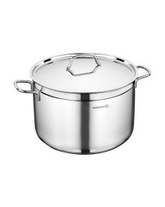 Korkmaz Alfa 2 Piece 5.5 Liter Stainless Steel Casserole Dish with Lid