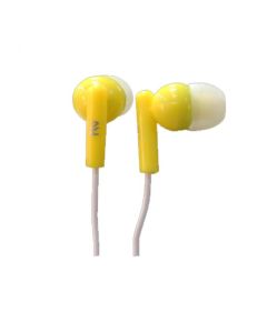 Nutek Stereo Earbuds in Yellow