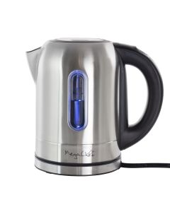 MegaChef 1.7Lt. Stainless Steel Electric Tea Kettle With 5 Preset Temps