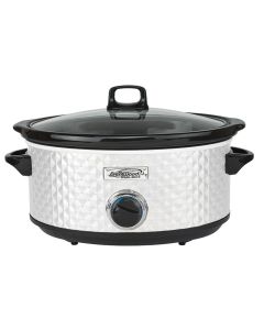 Brentwood Select 7 Quart Slow Cooker in White