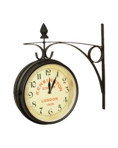 Kensington Station Double Side clock (Large)